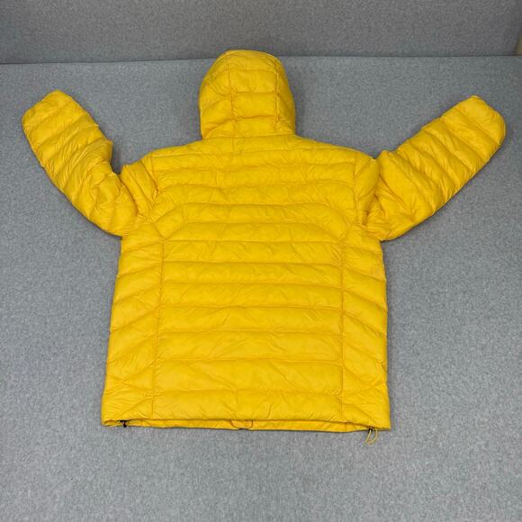 Polo Ralph Lauren Puffer Jacket Men's Medium Yellow Packable Warm Lightweight - Picture 4 of 4